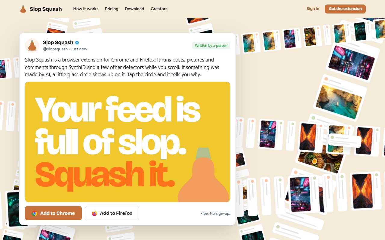 Landing page